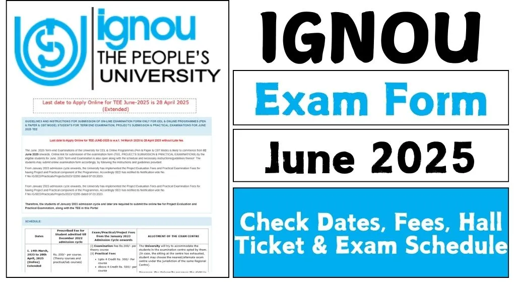 ignou-exam-form-june-2025