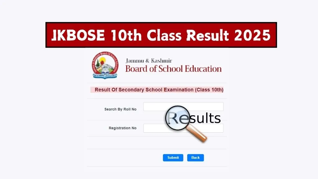 JKBOSE 10th Class Result 2025