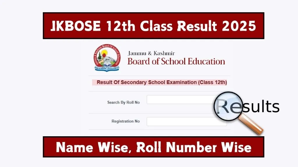 JKBOSE 12th Class Result 2025